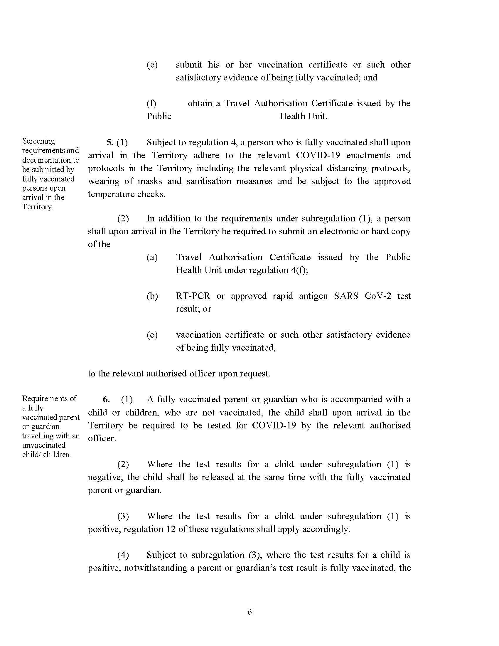 Attached picture SI No 55 of 2021 -- COVID-19 Control and Suppression (Entry of Persons) (No. 3) Regulations, 2021_Page_06.jpg